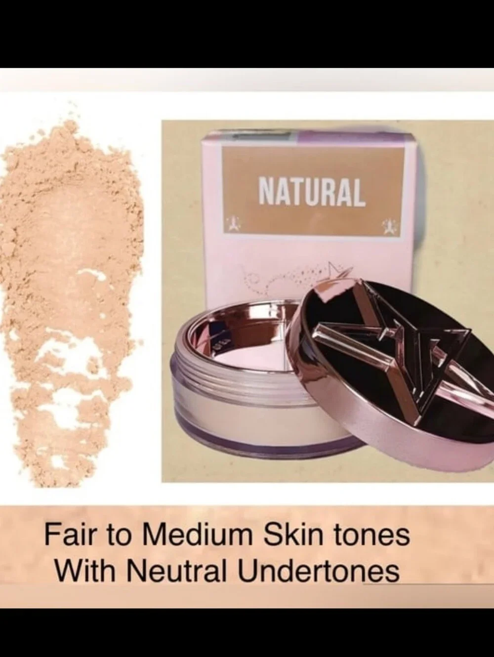 Jeffree Star Loose Setting Powder - Natural